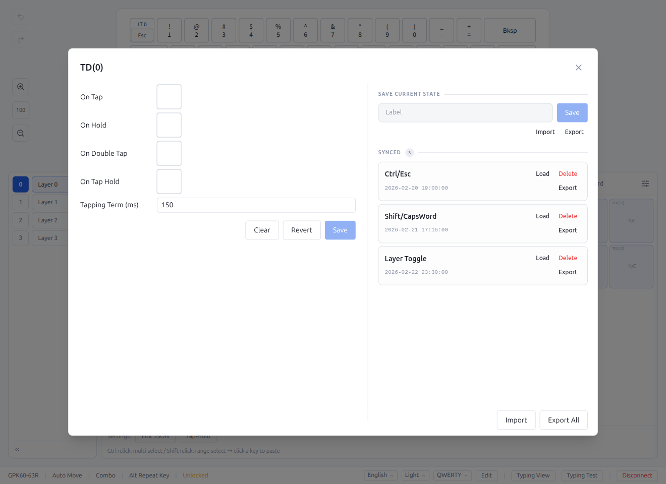 Inline Favorites Panel