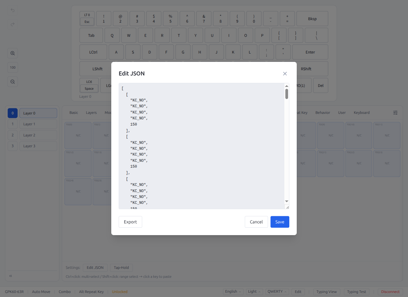 JSON Editor — Tap Dance