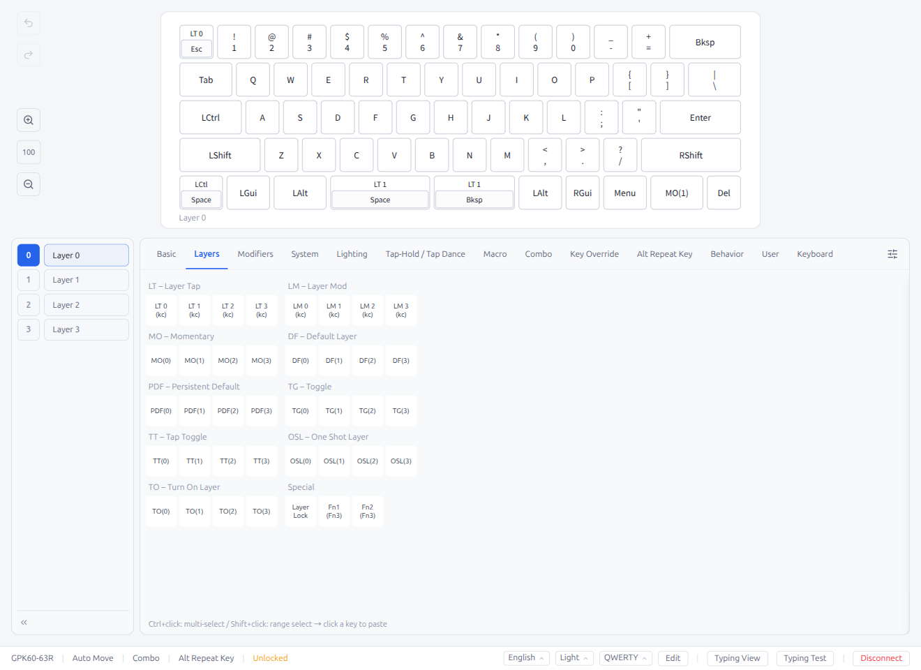 Layers Tab